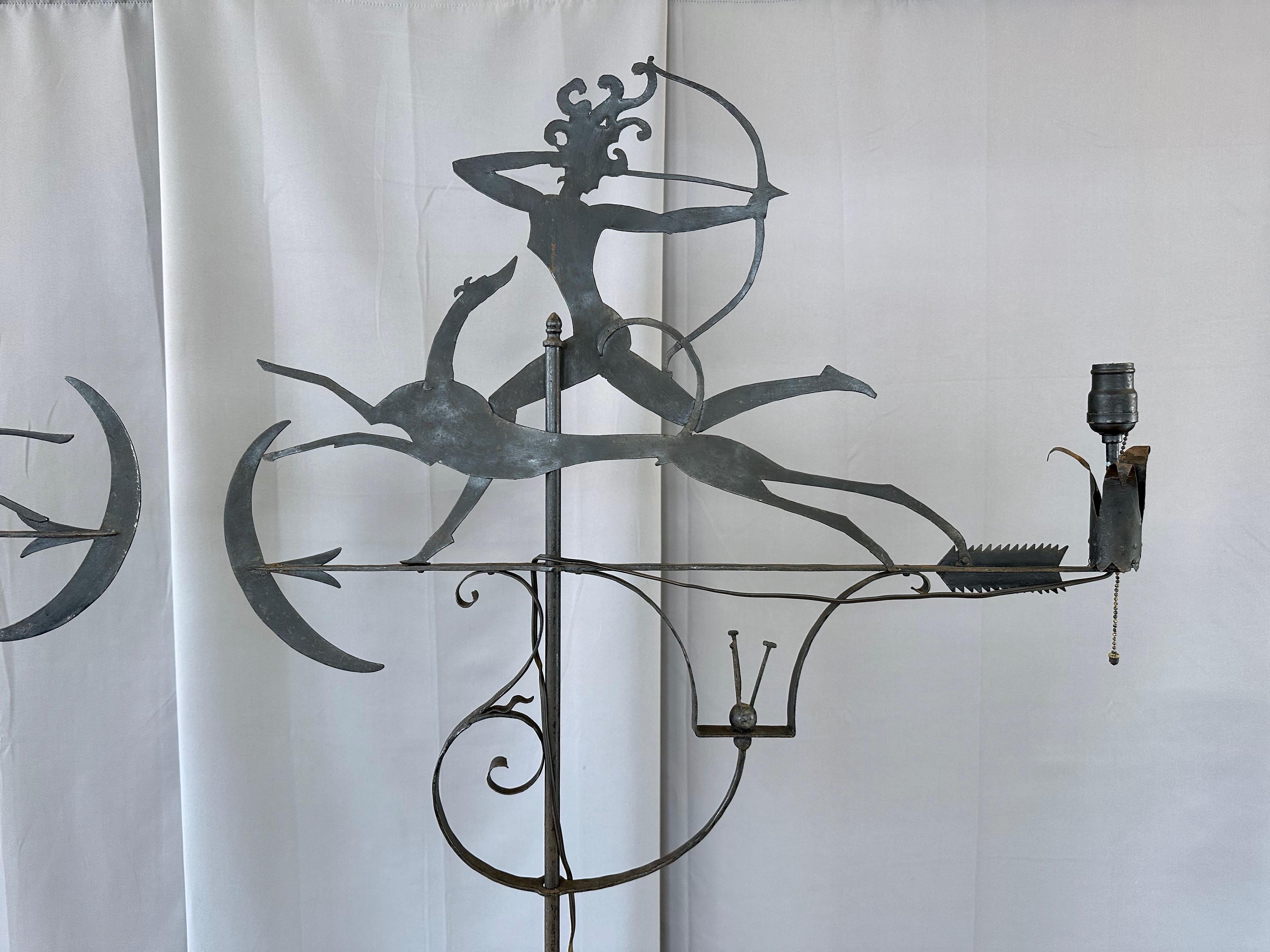 Early 20th Century Pair of St. Francis Hotel Wrought Iron 