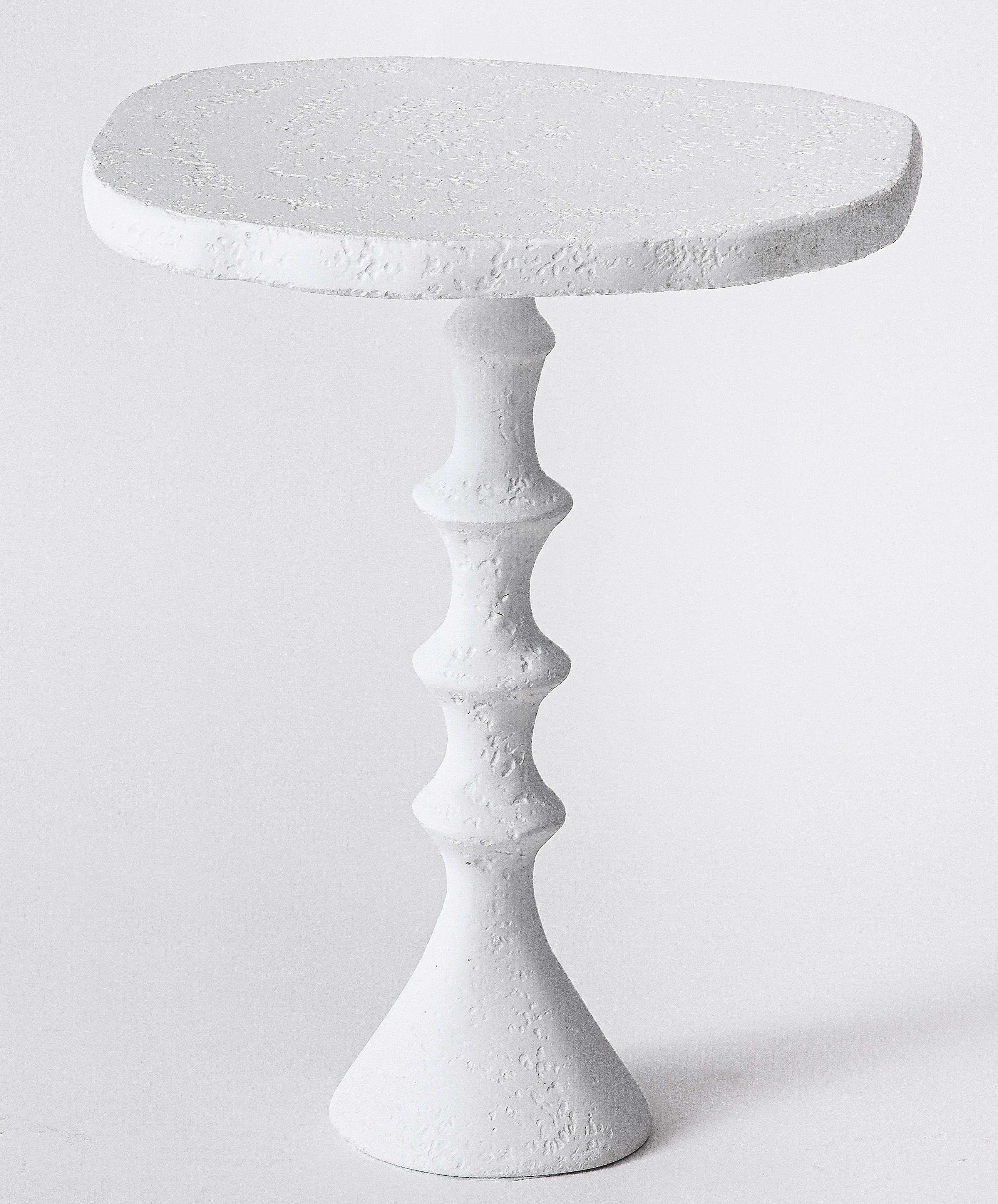 Coppia di tavolini in gesso di Paul di Bourgeois Boheme Atelier 