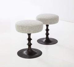 Pair of St Paul Primo Stools, by Bourgeois Boheme Atelier