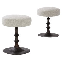 Pair of St Paul Primo Stools, by Bourgeois Boheme Atelier
