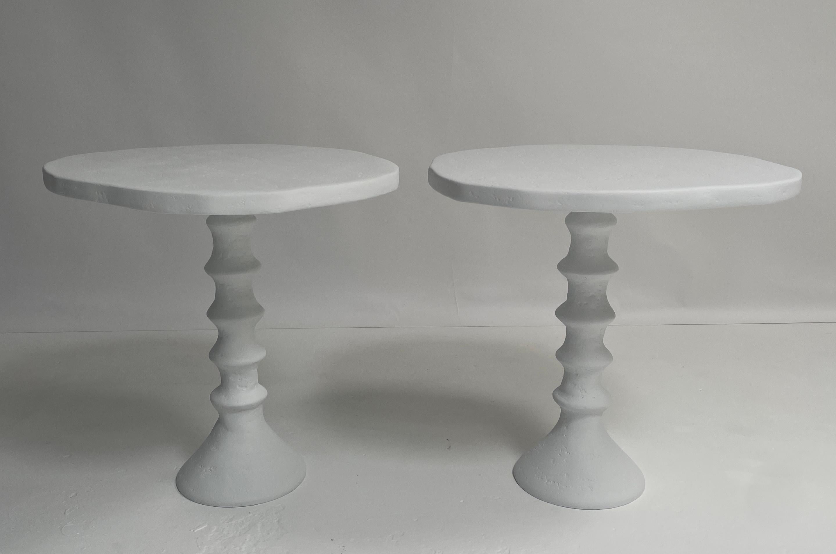 Organic Modern Pair of St Paul Side Table by Bourgeois Boheme, 'Moyen Modèle' For Sale