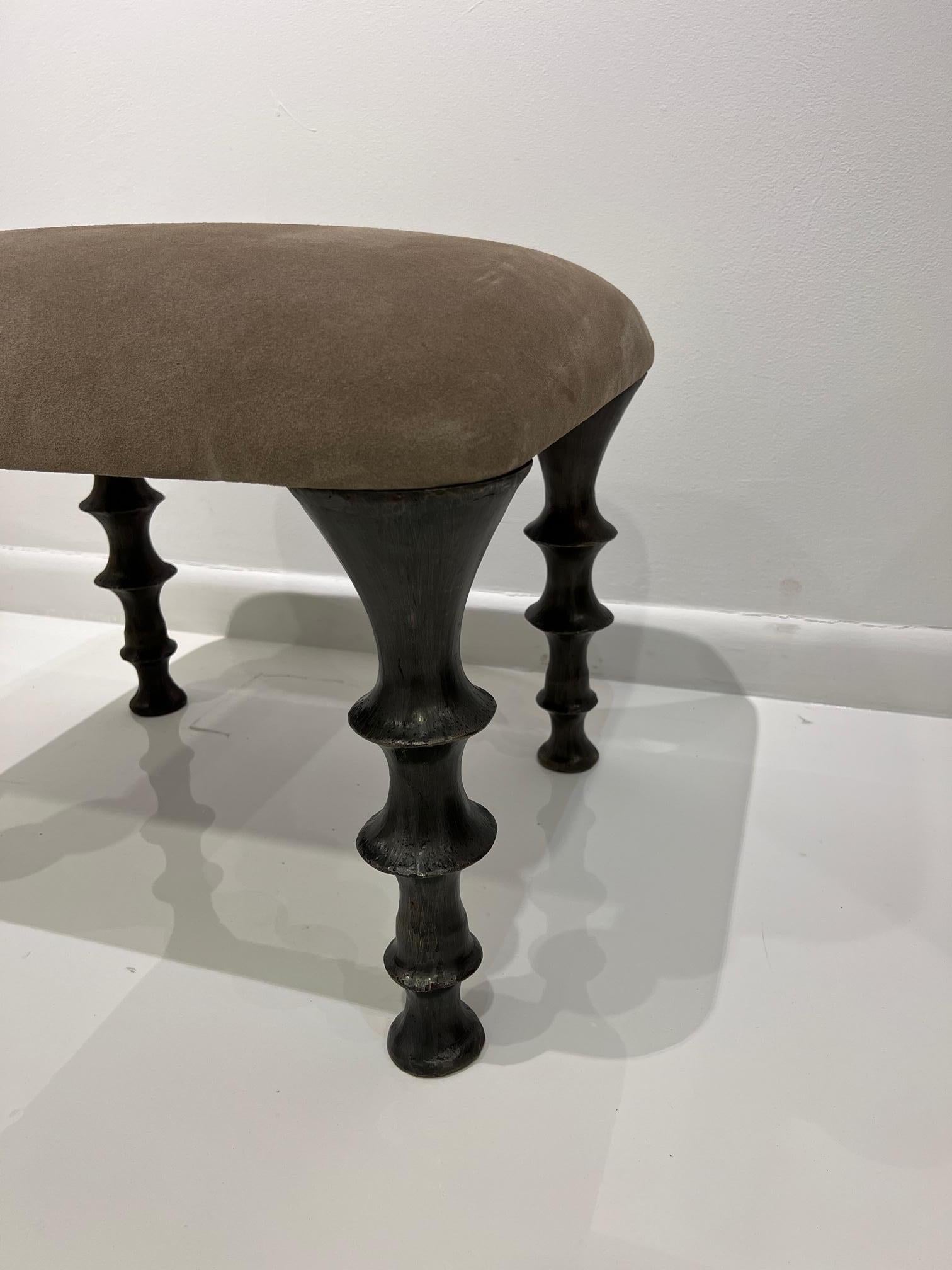 Organique Pair of St Paul Stools by Bourgeois Boheme Atelier en vente