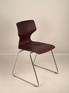 Pair of Stacking Bentwood Chairs by Pagholz Flötotto