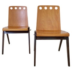 Pair of Stacking Chairs, circa 1950, Austria