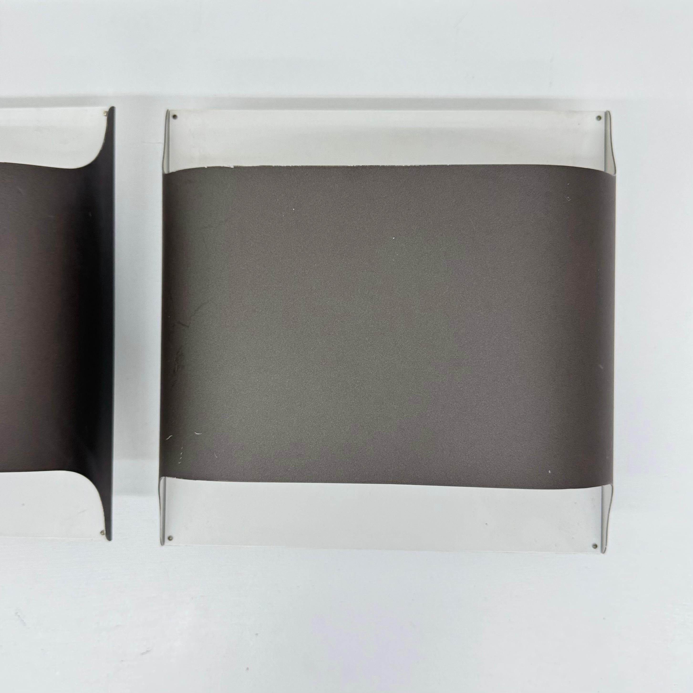 Pareja de apliques Staff Leuchten de aluminio lacado de Rolf Krüger & Dieter en venta 4