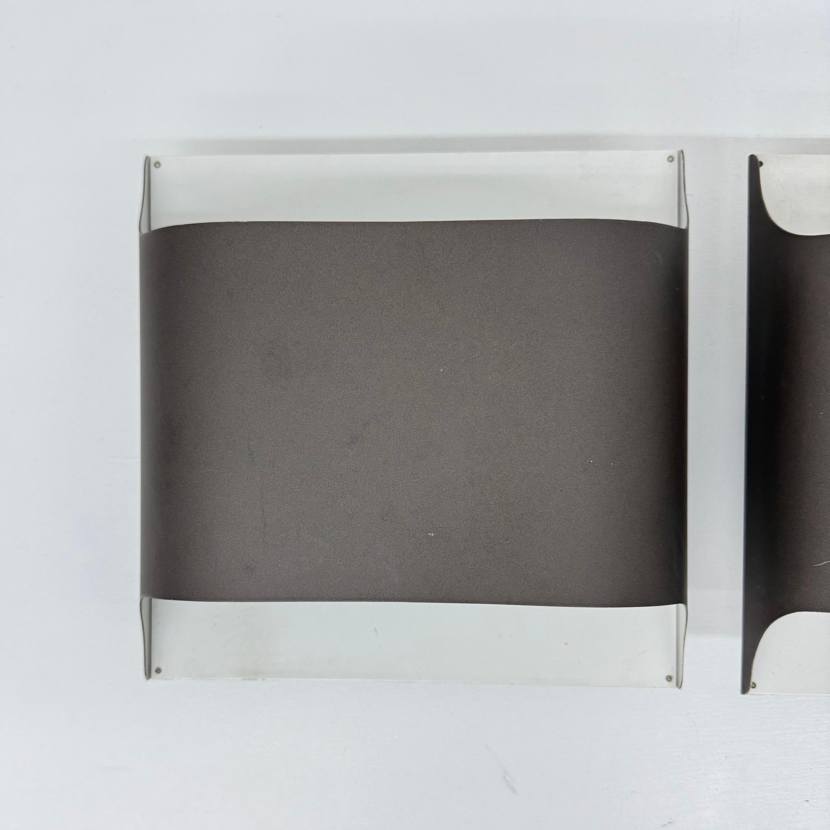 Pareja de apliques Staff Leuchten de aluminio lacado de Rolf Krüger & Dieter en venta 5