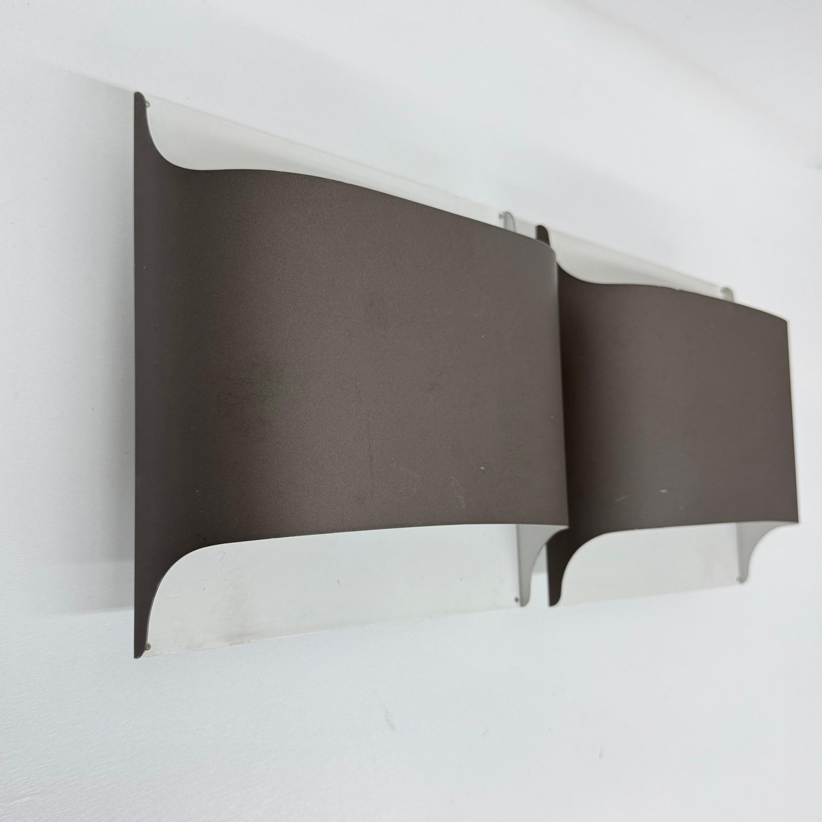 Pareja de apliques Staff Leuchten de aluminio lacado de Rolf Krüger & Dieter en venta 7