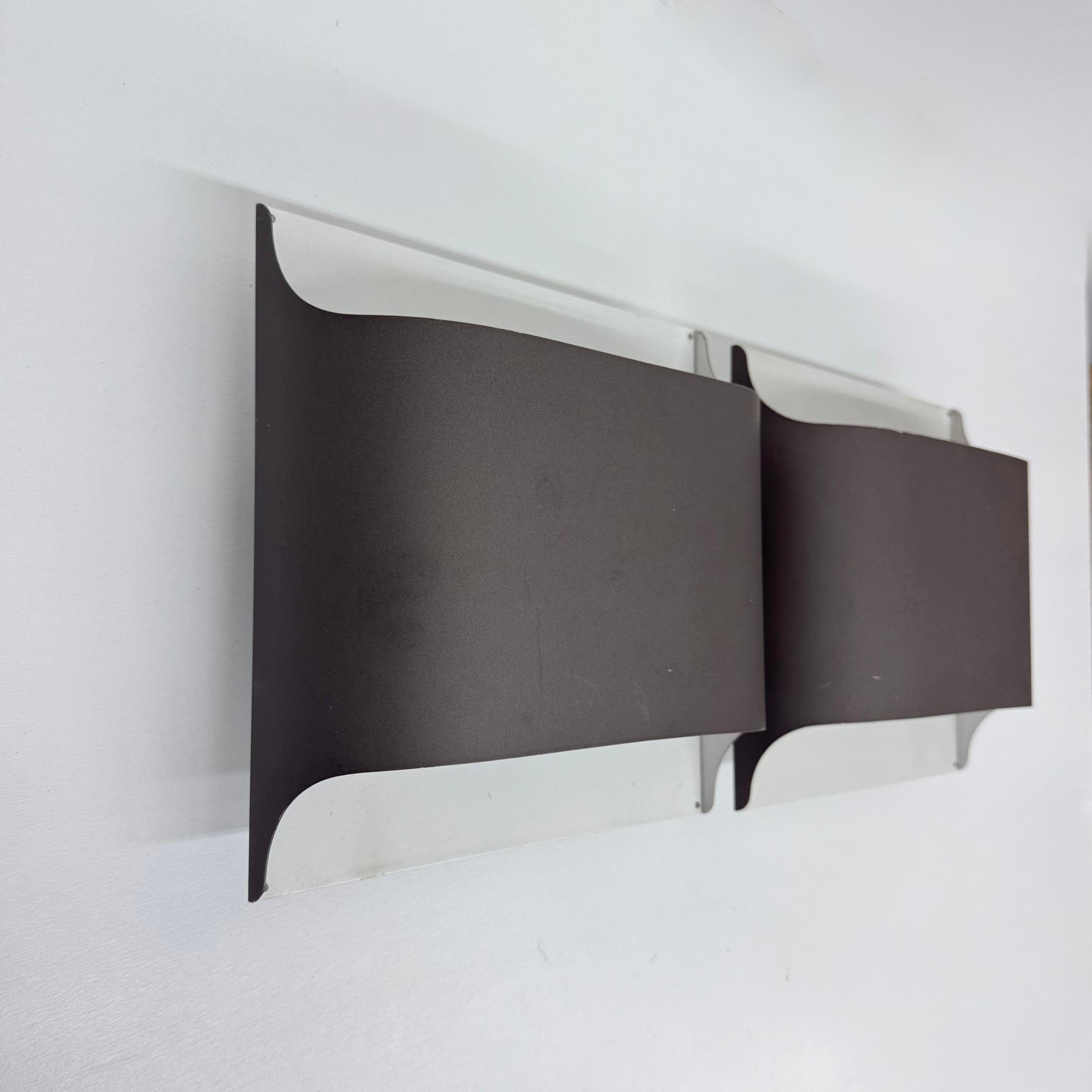 Pareja de apliques Staff Leuchten de aluminio lacado de Rolf Krüger & Dieter en venta 8