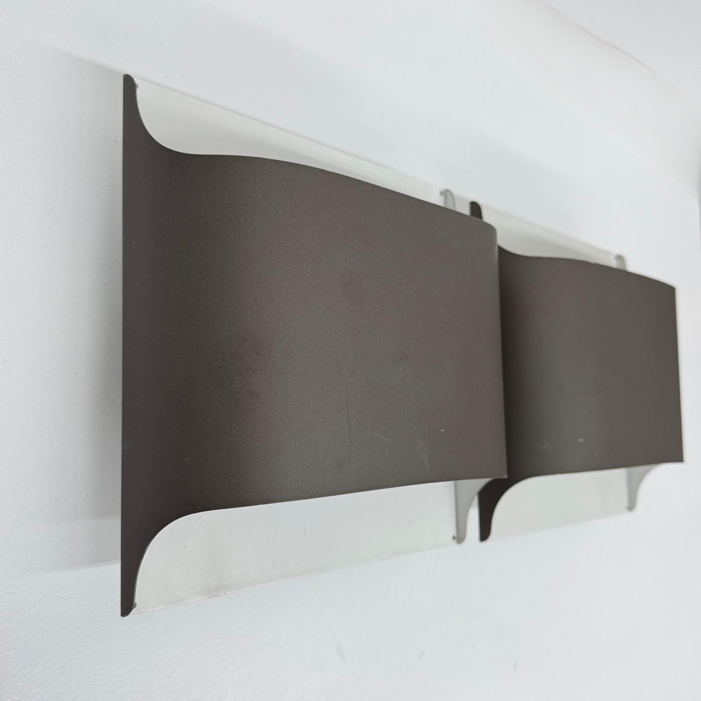 Pareja de apliques Staff Leuchten de aluminio lacado de Rolf Krüger & Dieter en venta 10