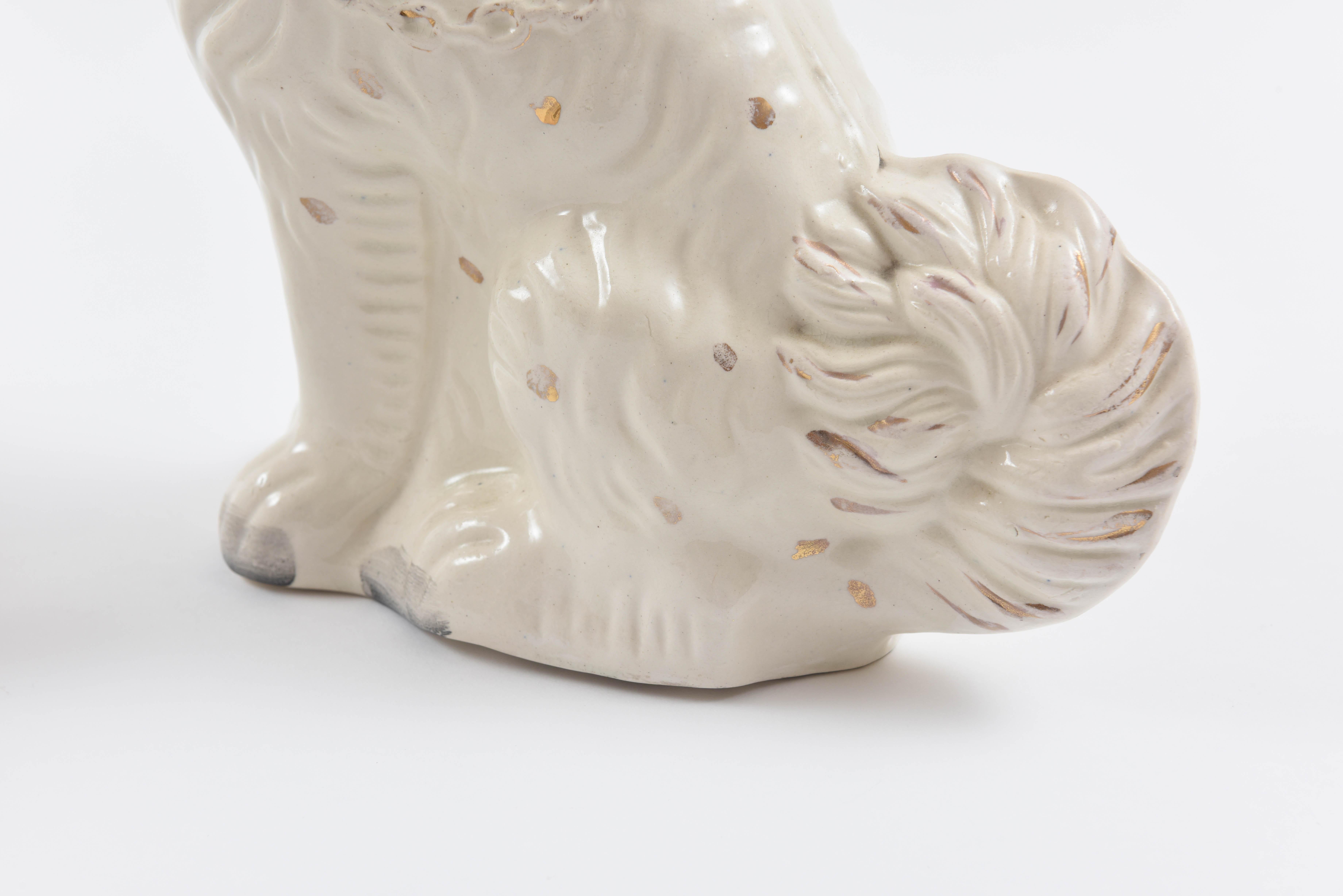 Pair of Staffordshire Dogs, 19th Century with Charming Expressions 2