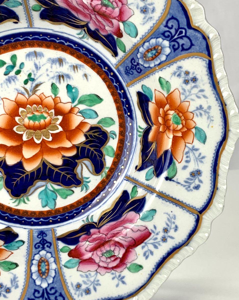 Early 19th Century Pair of Staffordshire Ironstone Dishes Made in England, Circa 1825