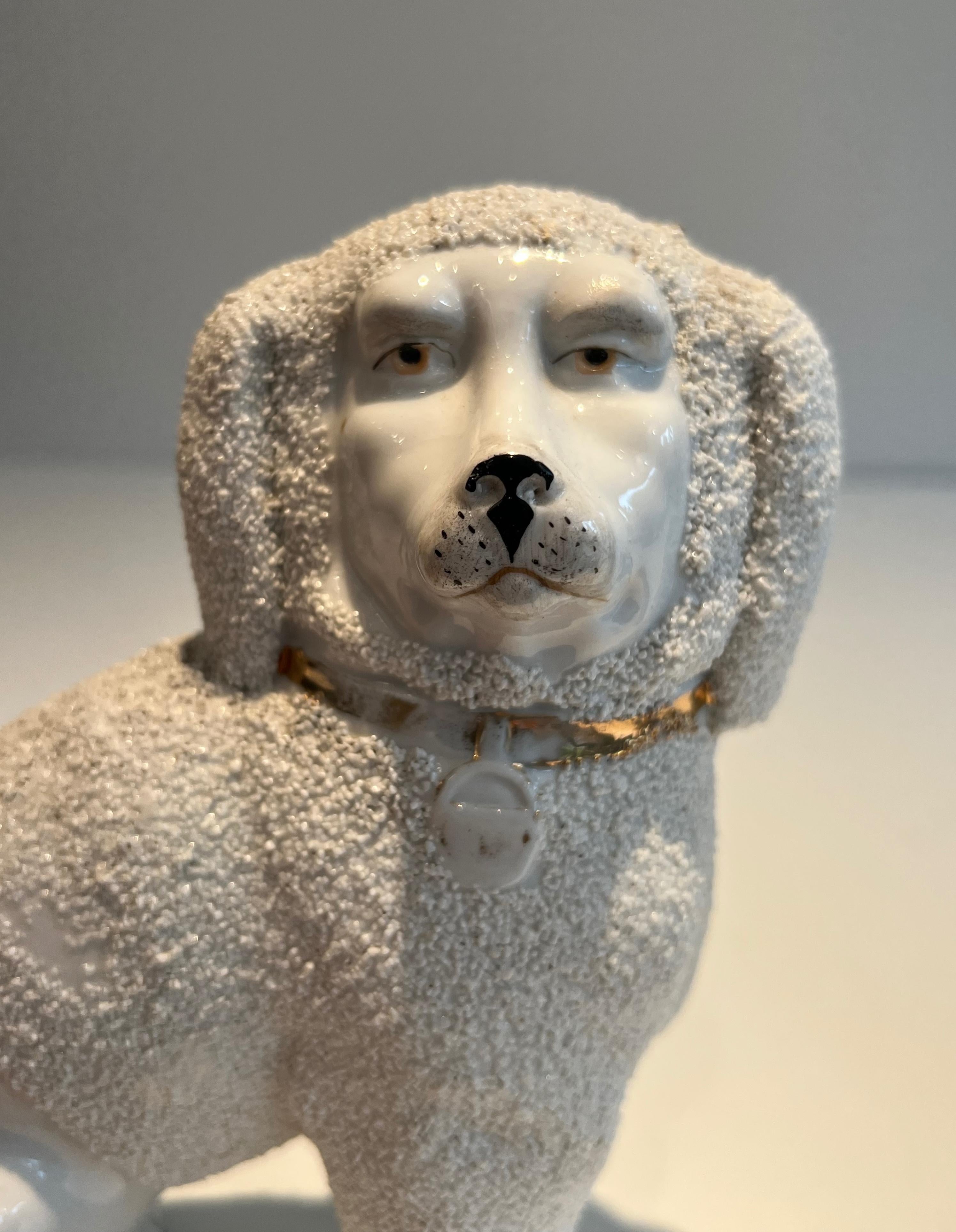 Pair of Staffordshire Porcelain Cavalier King Charles Spaniel Dogs Figures For Sale 9