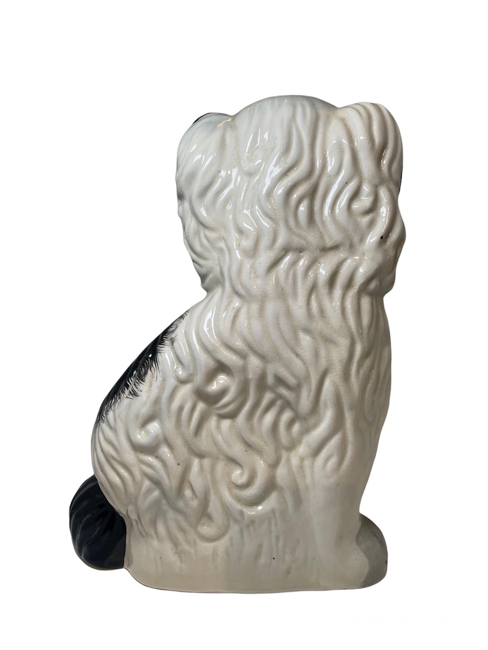 staffordshire pottery dogs value