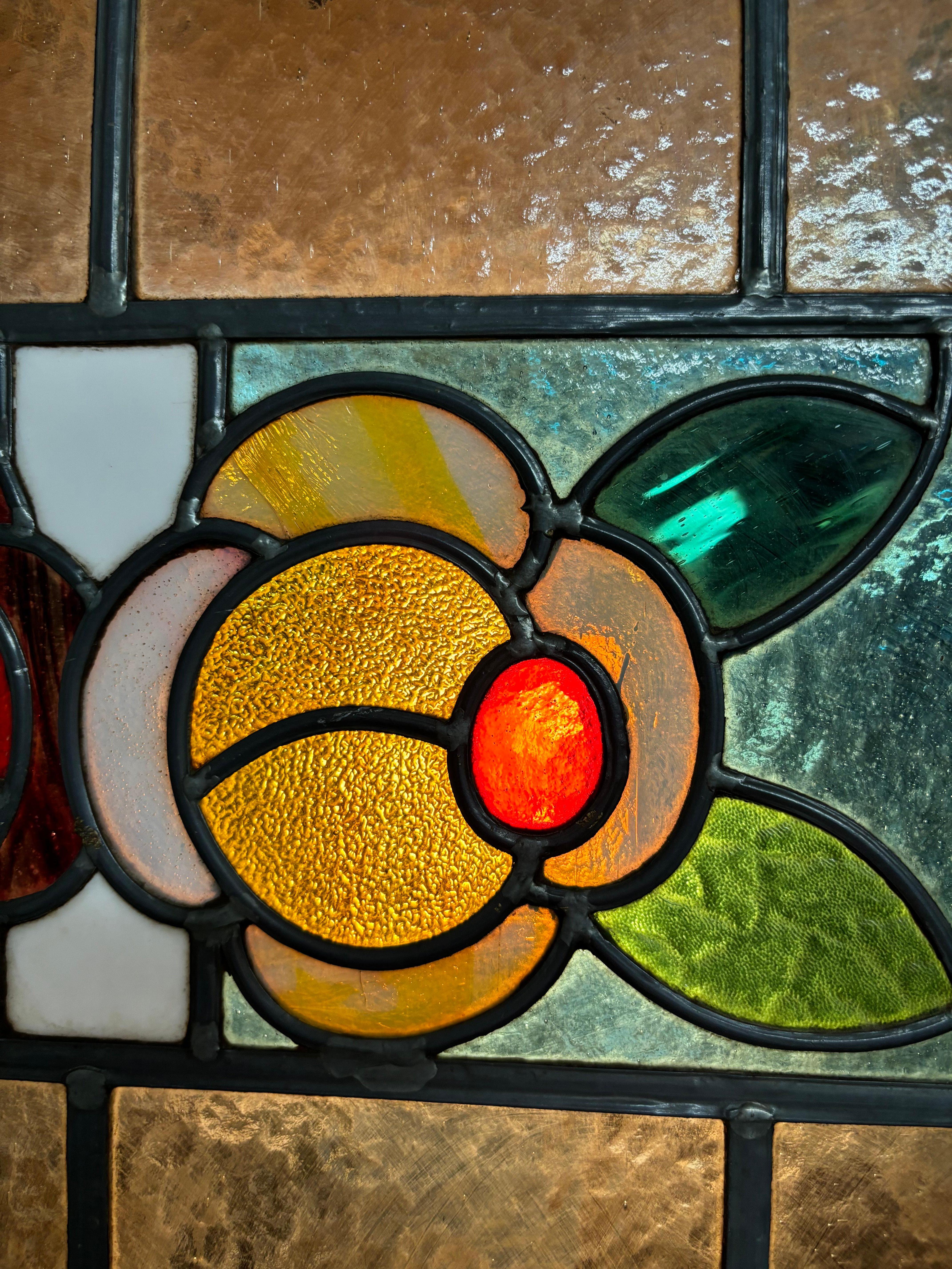 Pair of Stained Glass Parlor Doors 30