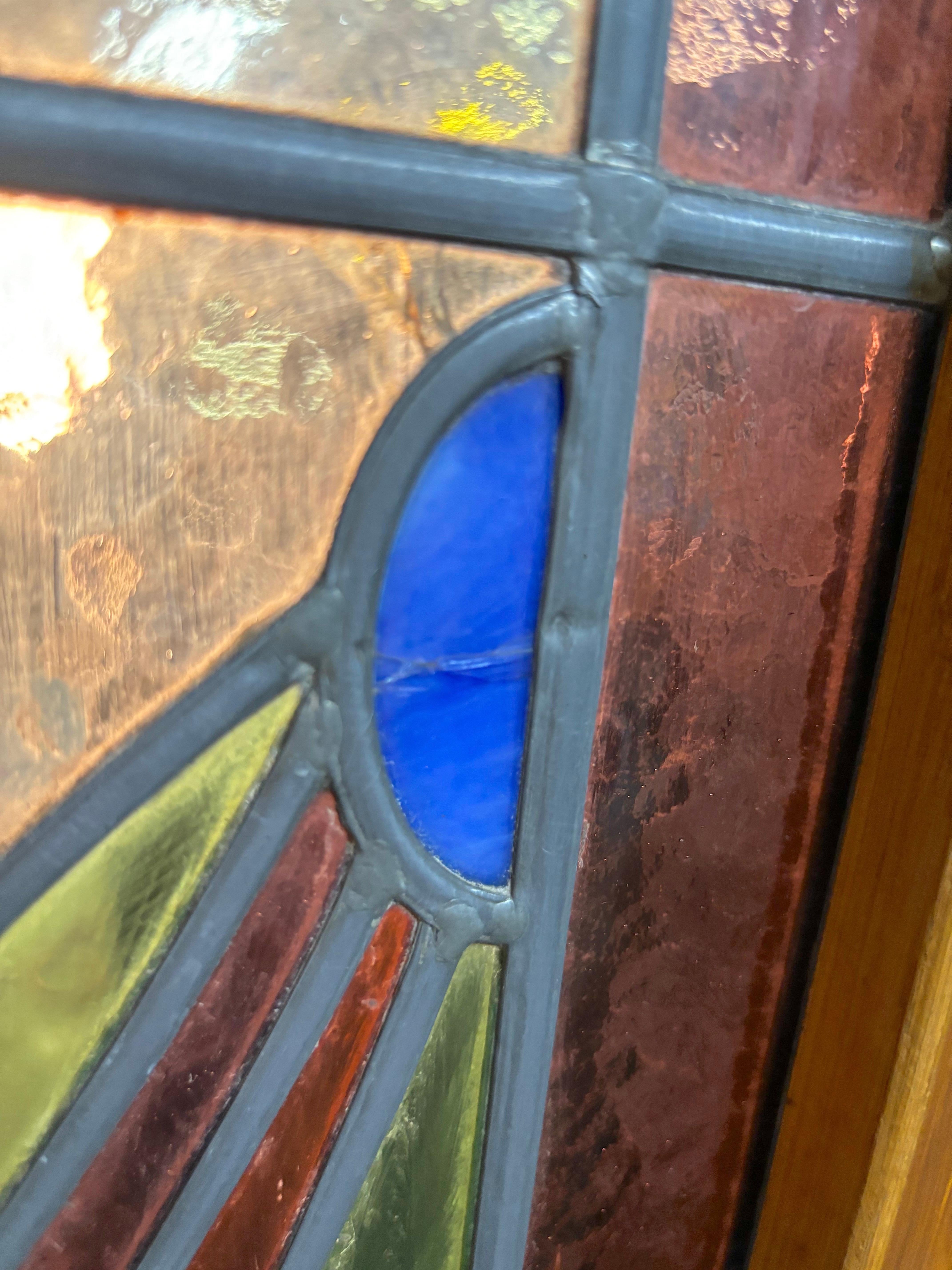 Pair of Stained Glass Parlor Doors 30