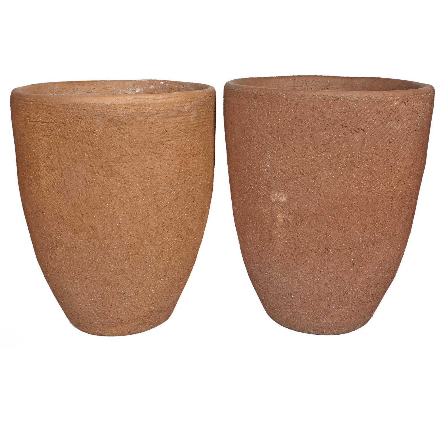 Pair of Stan Bitters Scrape Pots In Good Condition For Sale In Tucson, AZ