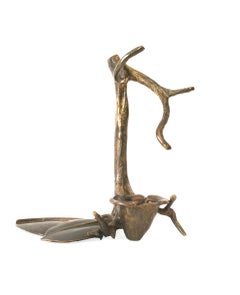 Paar Robert Lee Morris ""Paar stehender Baum-Kerzenhalter""-Skulpturen