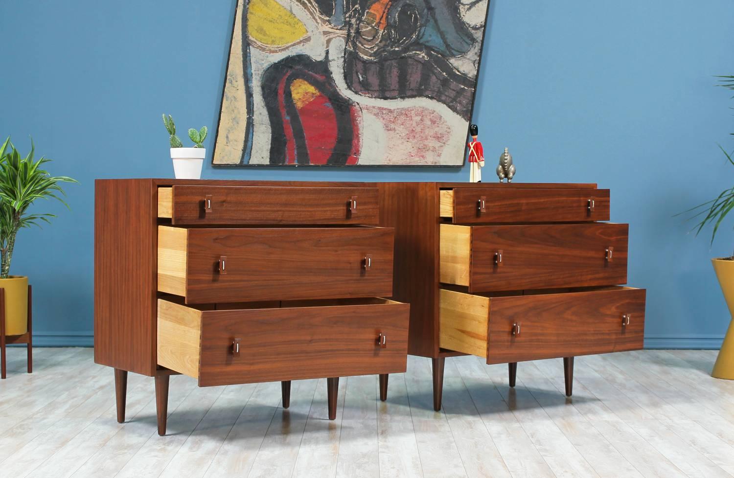American Pair of Stanley Young Chest's for Glenn of California