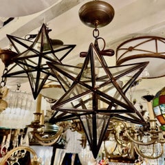 Pair of Star Shaped Lanterns, Sold Individually