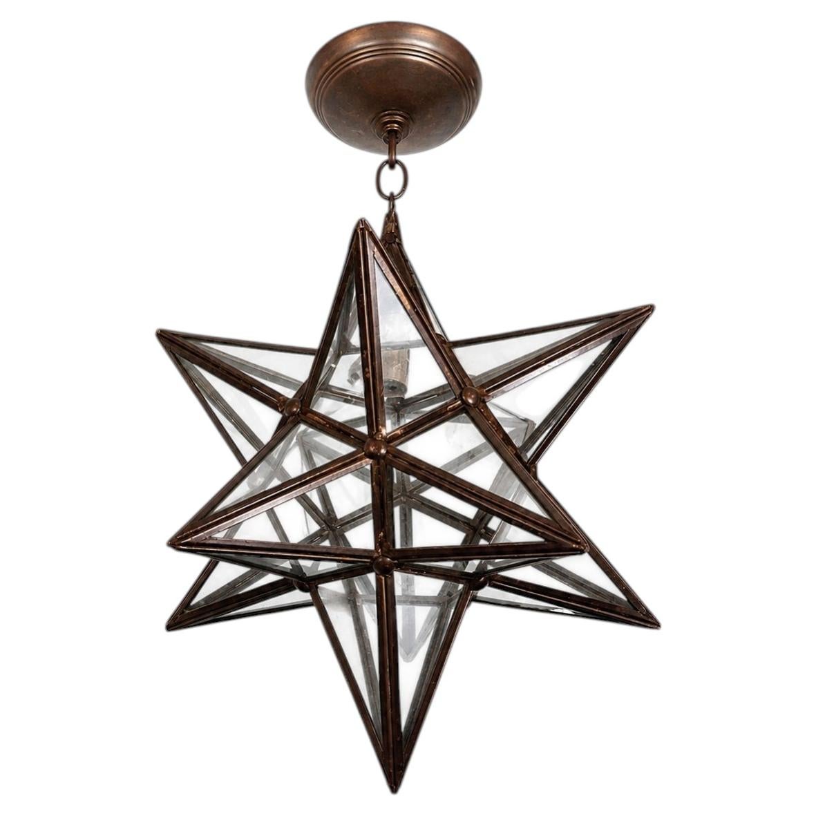 Pair of Star Shaped Lanterns, Sold Individually