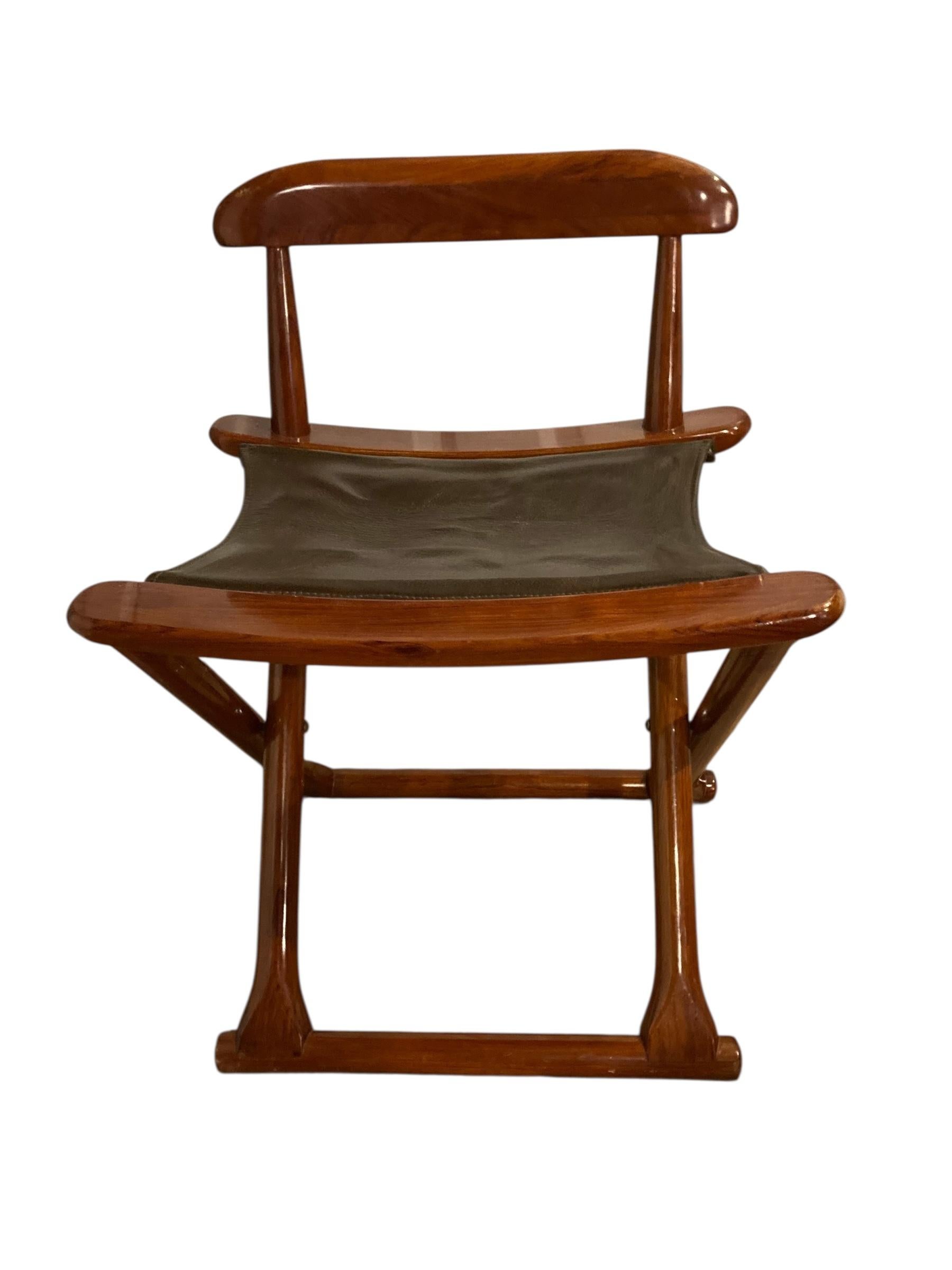 Paar Starbay Bermudes Folding Rosewood Yacht Stühle im Angebot 5