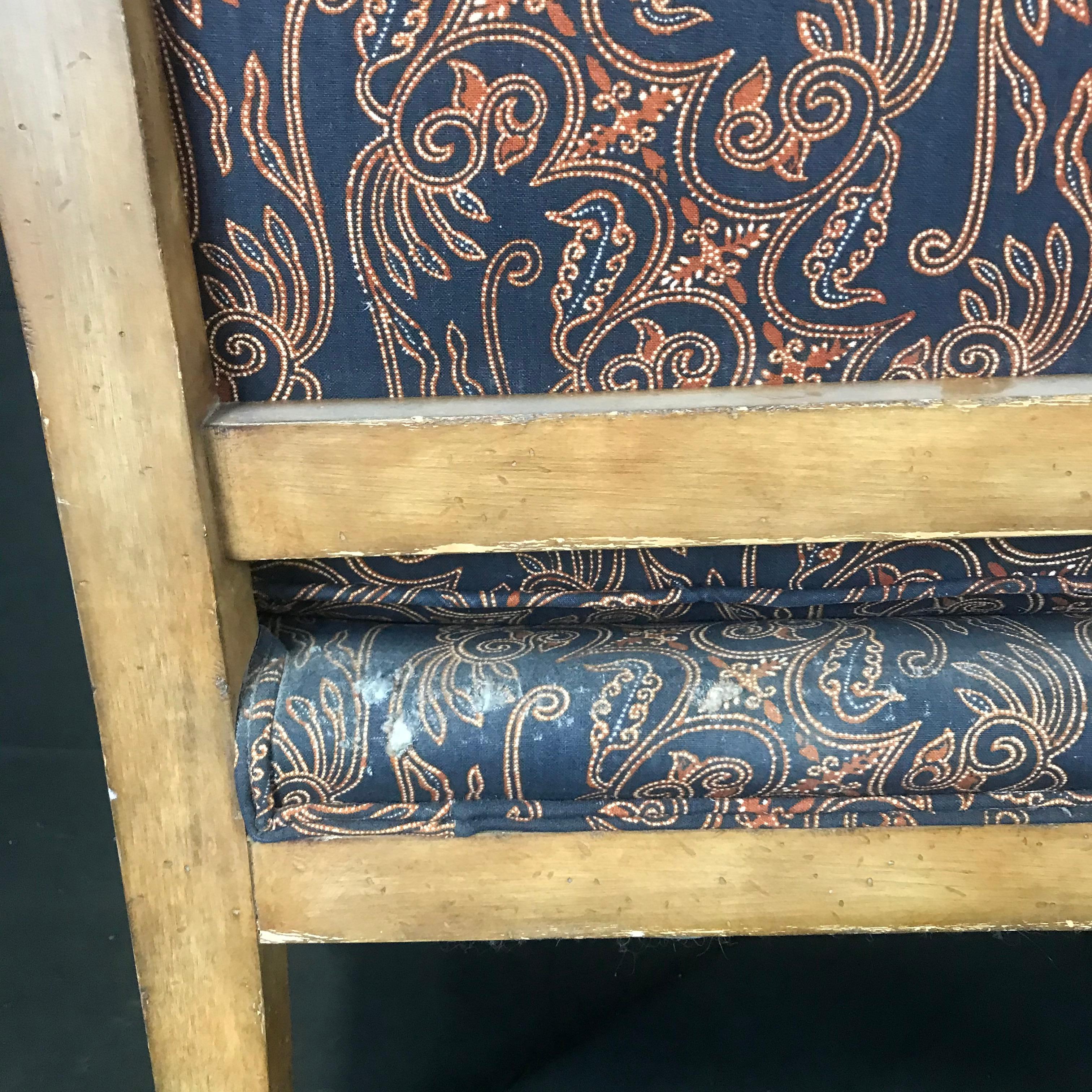 Paar stattliche antike französische Sessel im Empire-Stil im Empire-Stil (amerikanisch) im Angebot