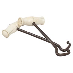 Pair Of Steel And Horn Boot Pulls