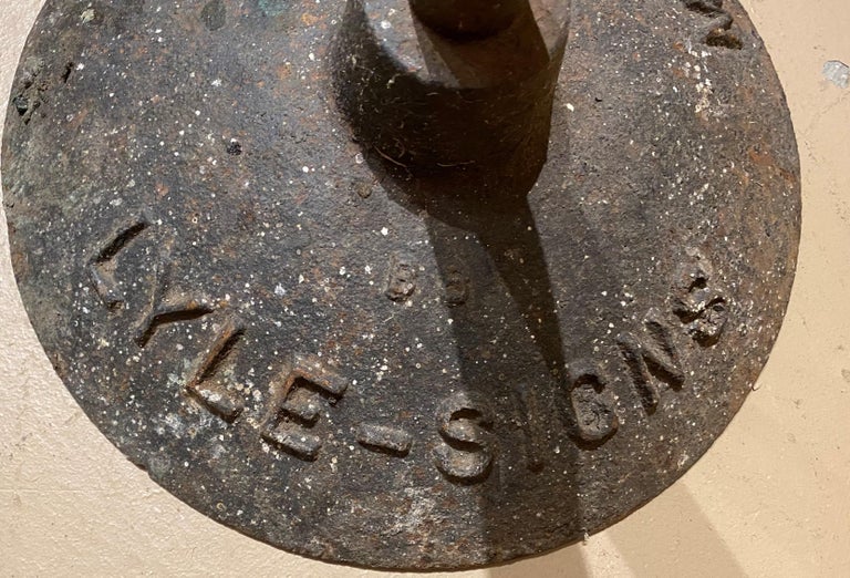 Pair of Steel and Cast Iron “No Parking” Signs, Lyle Signs Minneapolis, 1930''s For Sale at 1stDibs