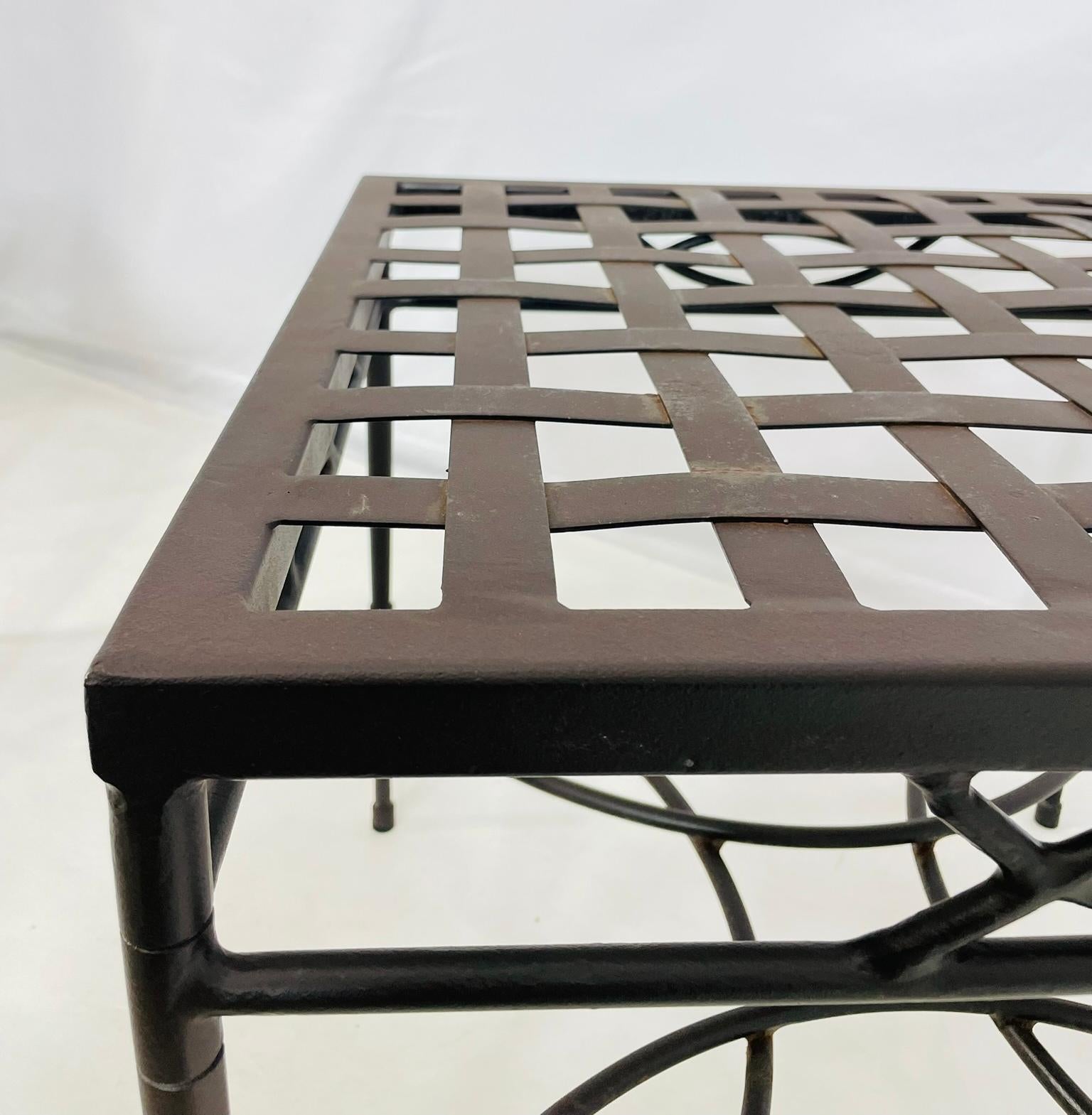 Pair of Steel End Tables by Mario Papperzini for Amalfi Furniture, USA 1980's For Sale 3