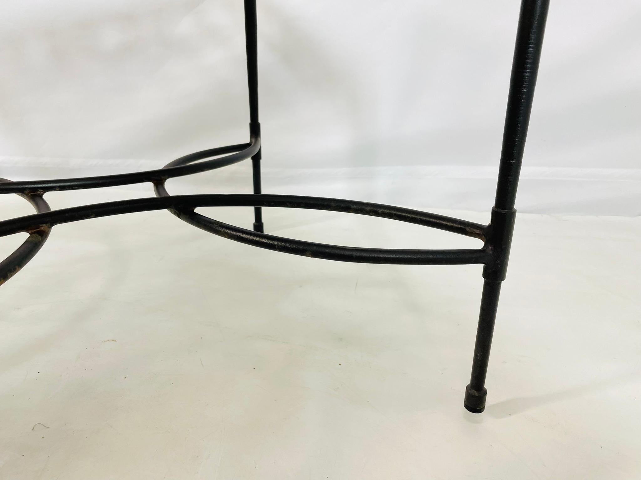 Pair of Steel End Tables by Mario Papperzini for Amalfi Furniture, USA 1980's For Sale 4