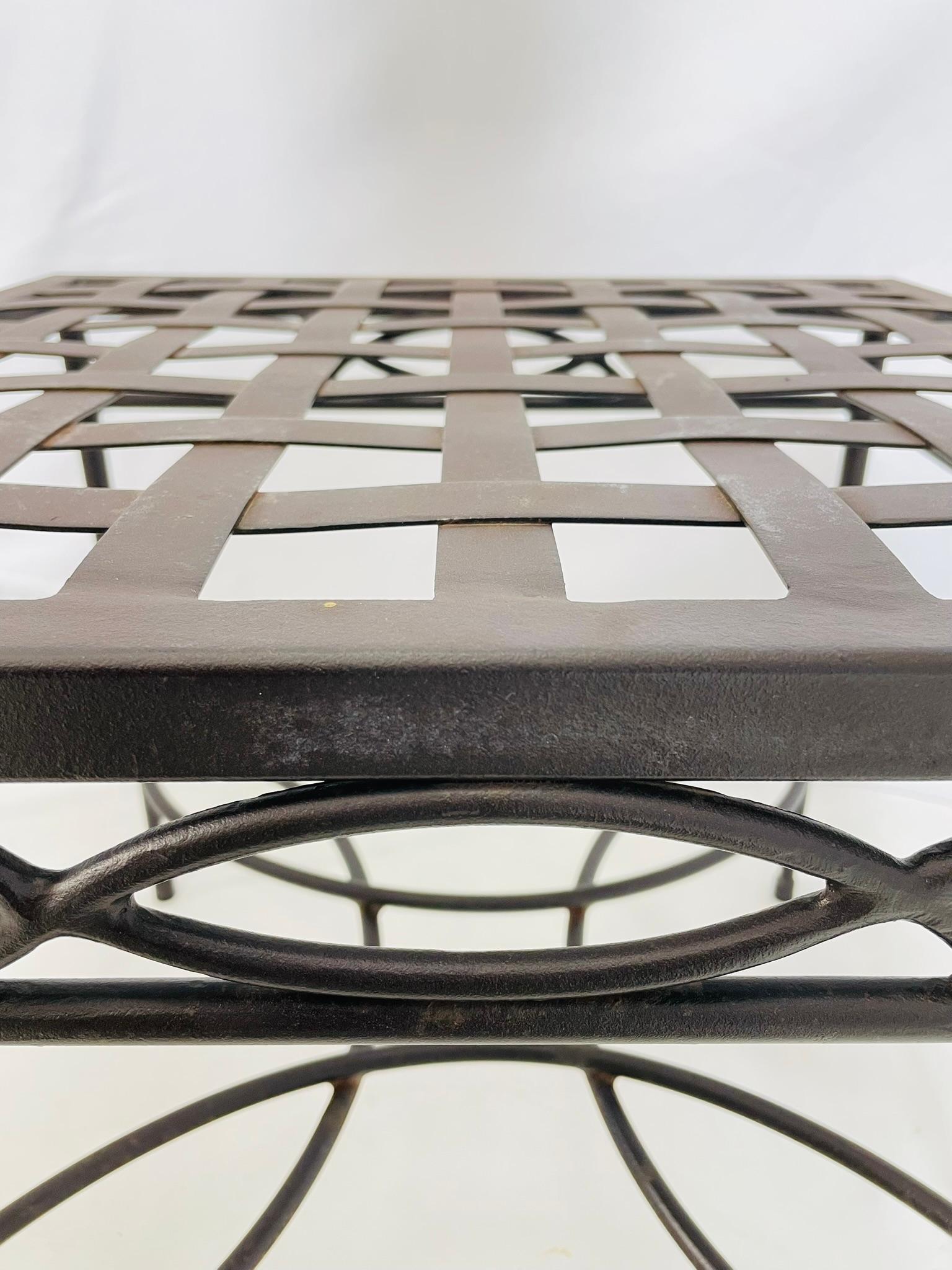 Pair of Steel End Tables by Mario Papperzini for Amalfi Furniture, USA 1980's For Sale 11