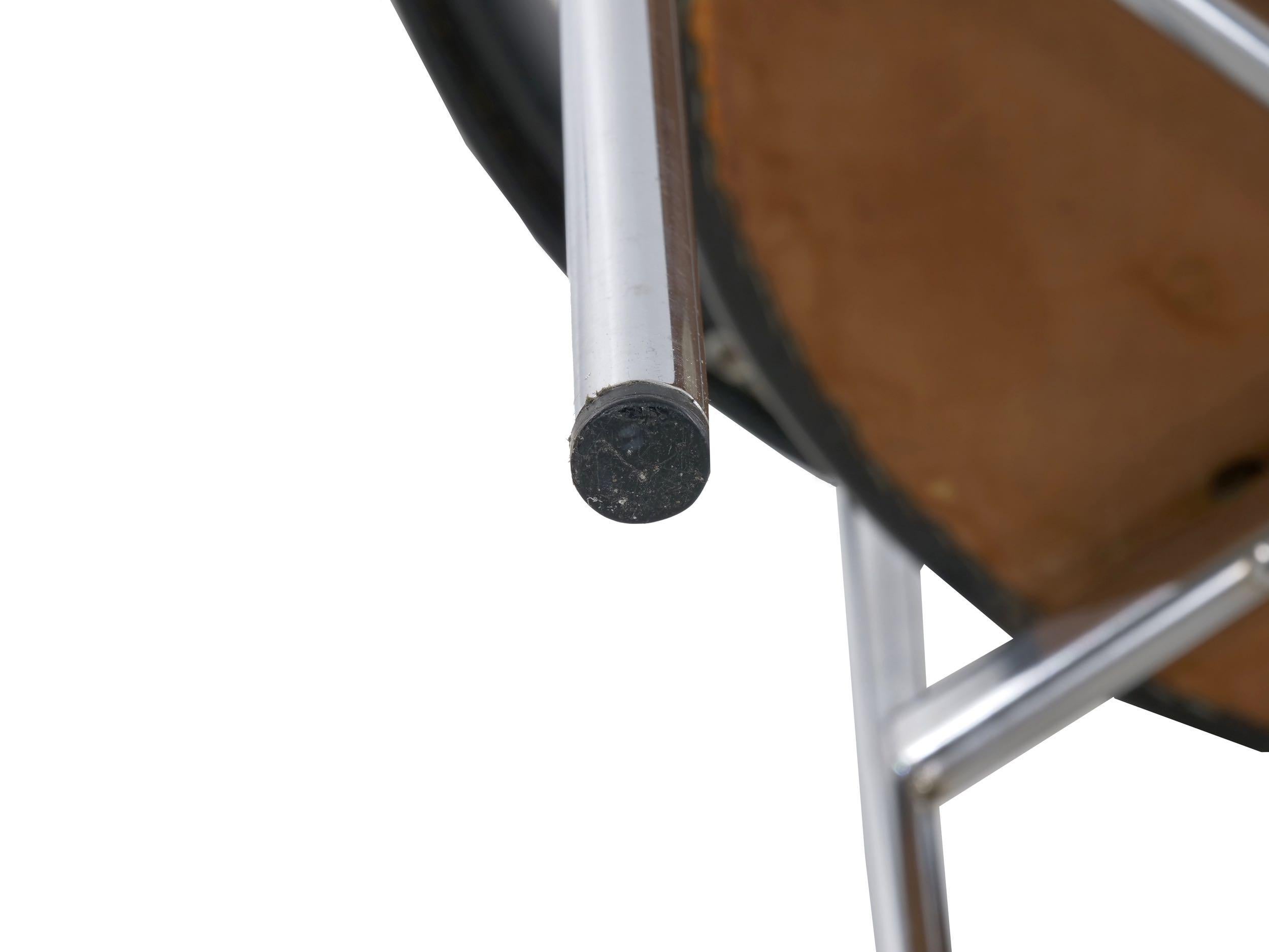 Pair of Steel “Rondo” Chairs by Jan Lunde Knudsen for Sorlie Møbler 9