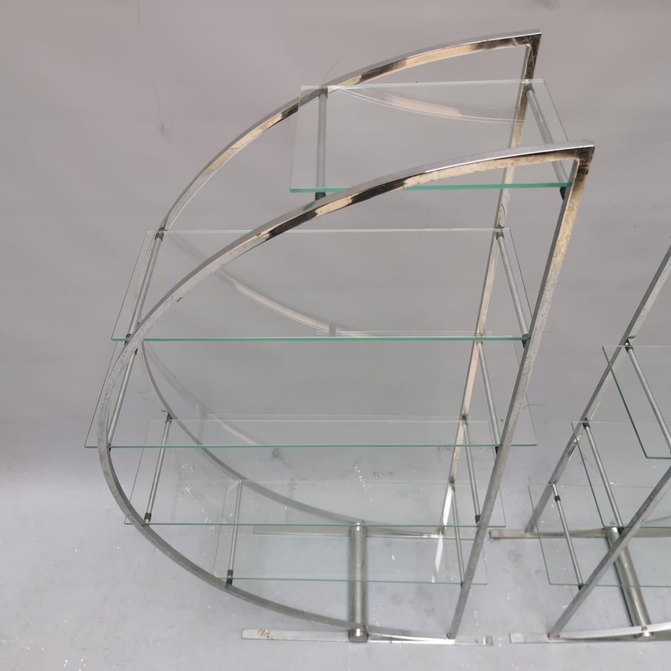 Pair of Steel Shelves For Sale 1