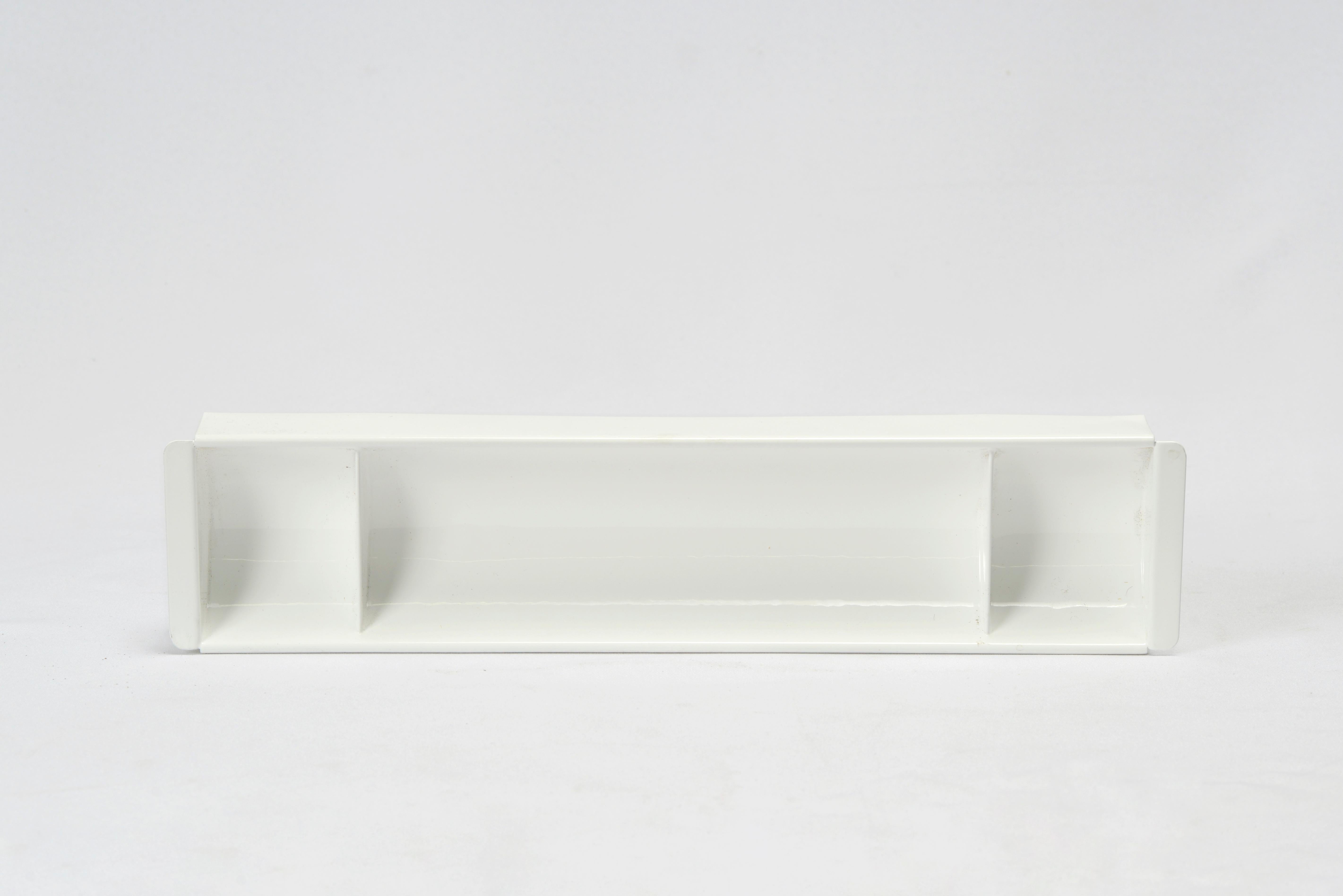 Pair of Steel Tanker Drawer Inserts Repurposed as Desktop Organizers