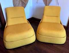 Pair of Steelcase Hosu Convertible Lounge Chairs with Ottoman Patricia Urquiola