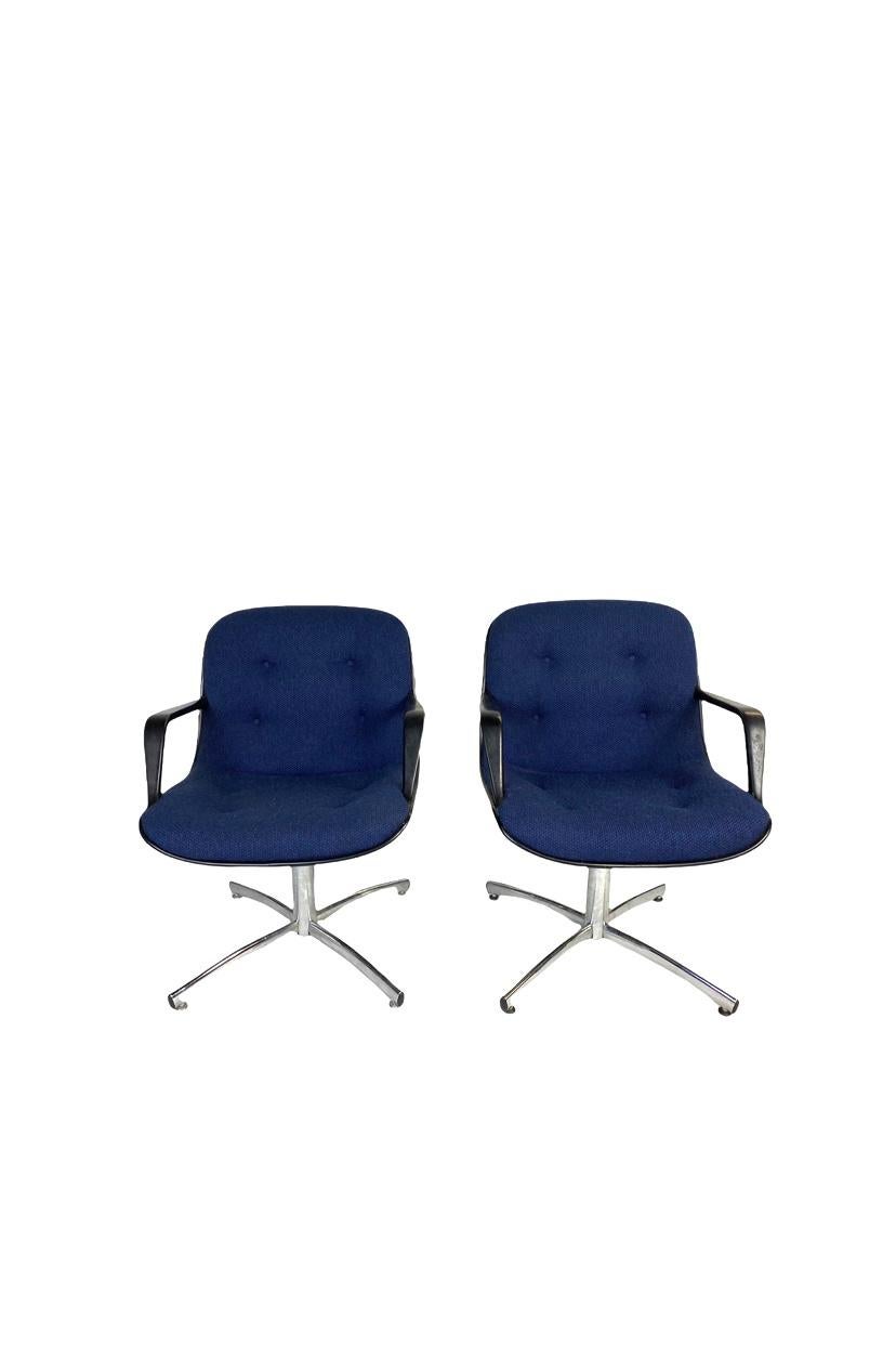 Mid-Century Modern Pair of Steelcase Office Desk Chairs