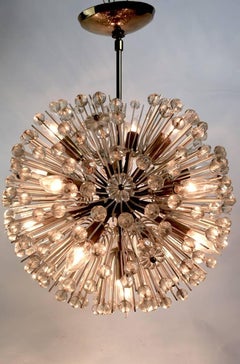 Pair of Stejnar Starburst Sputnik Chandeliers