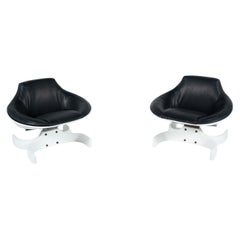 Pair of Stella 1001 Armchairs by Joe Colombo for Confort Italy, 1960s