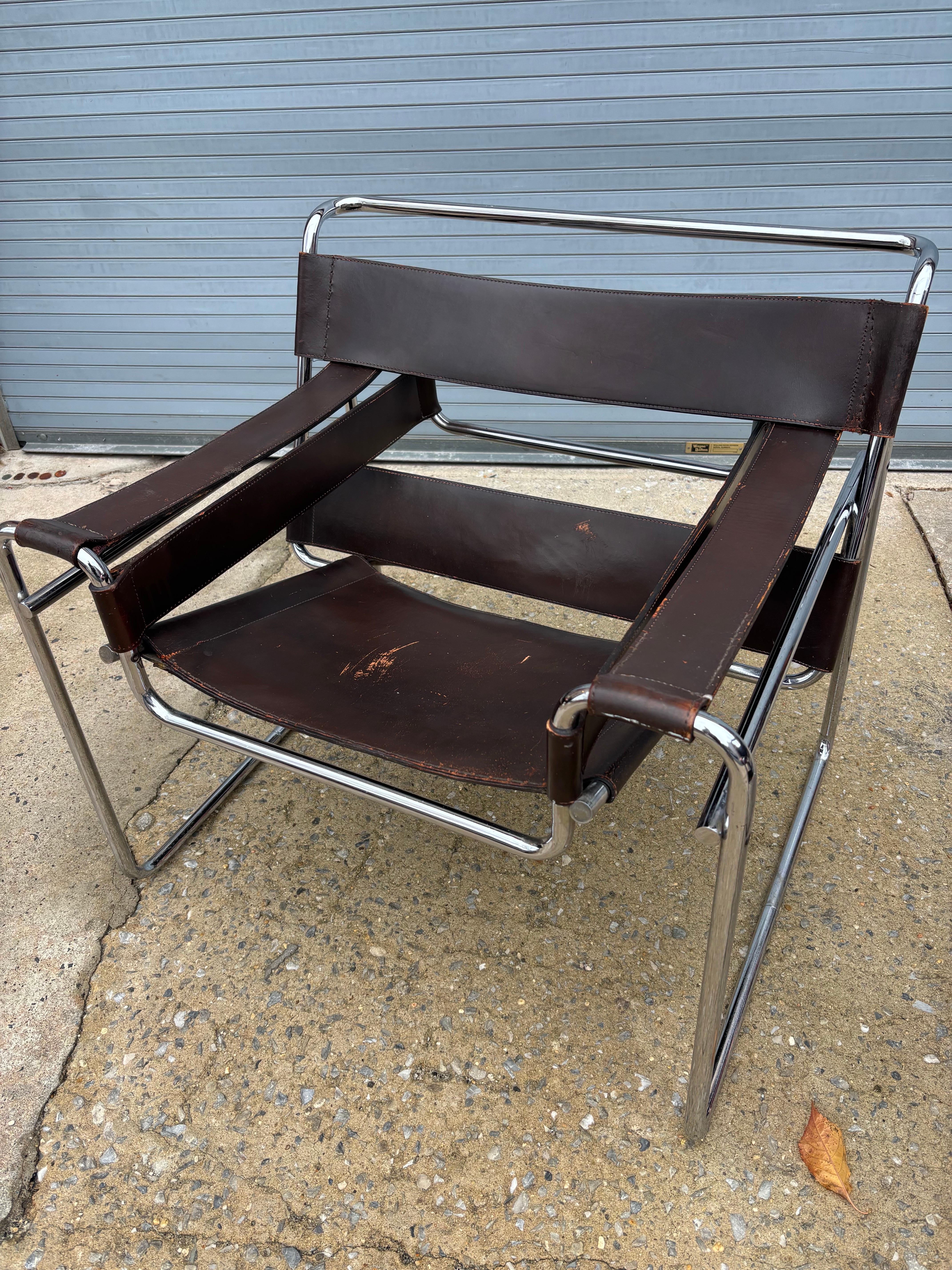 ¡Pareja de sillas Stendig Wassily con gran pátina! 2