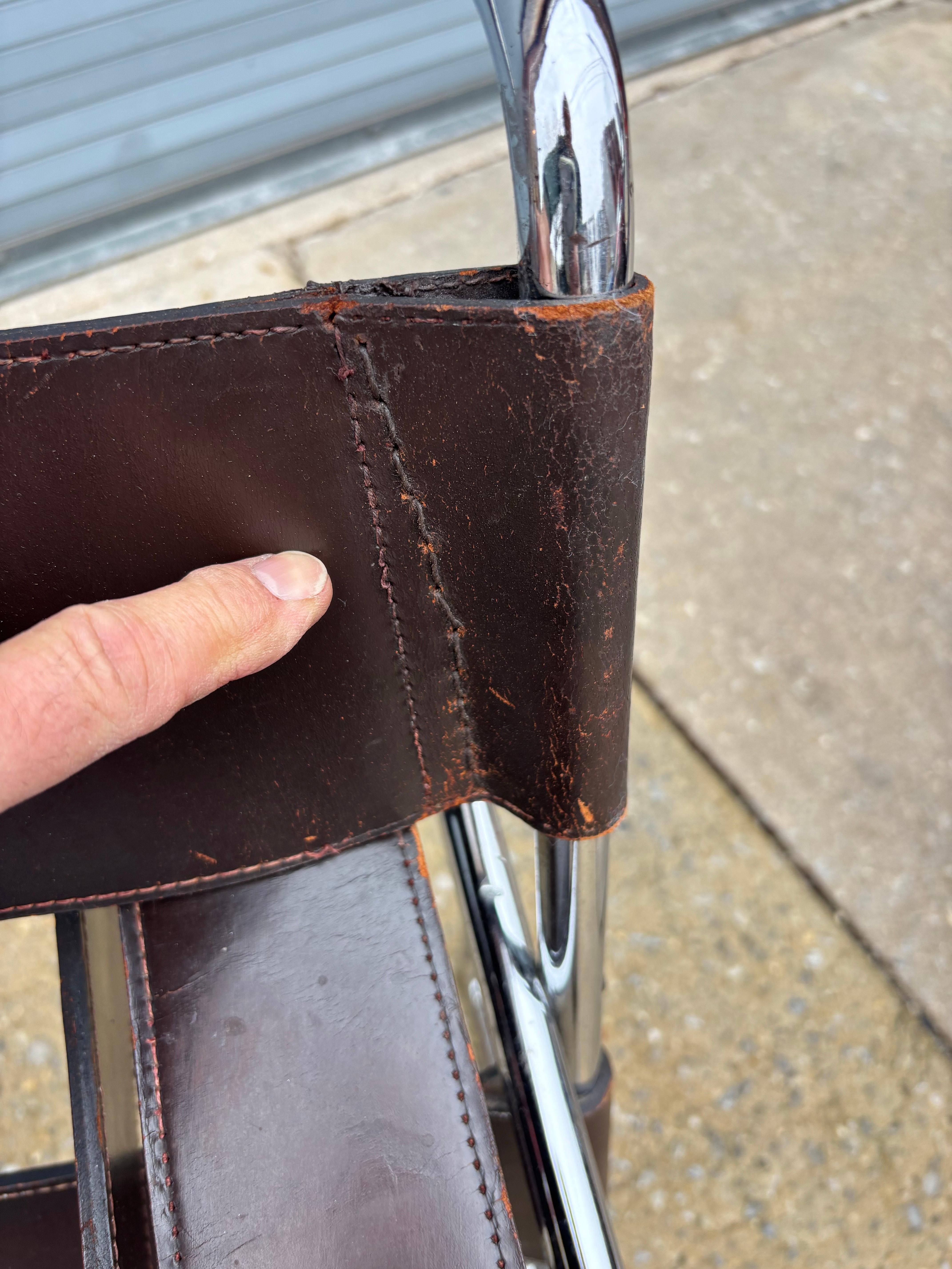 ¡Pareja de sillas Stendig Wassily con gran pátina! 3