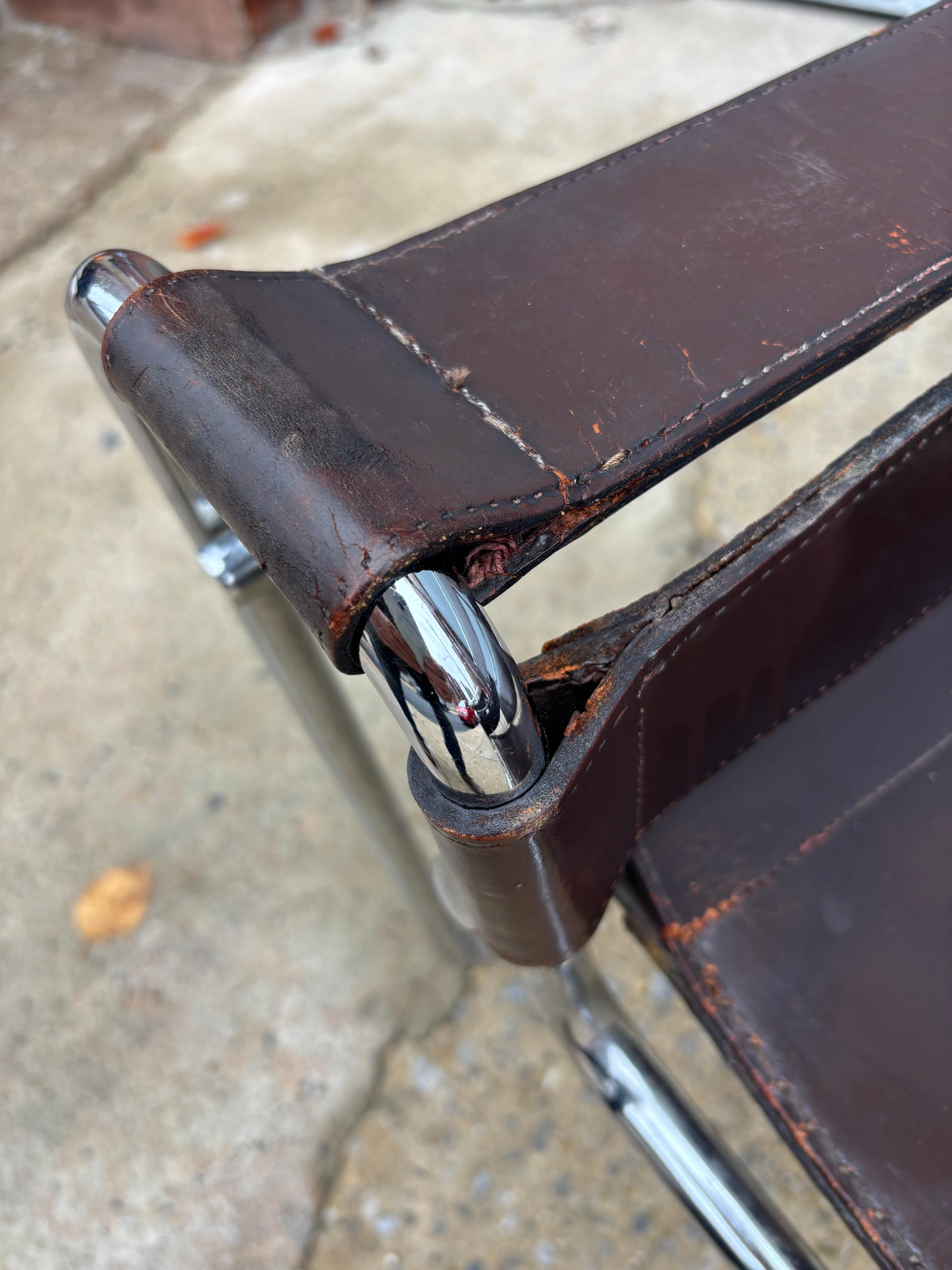 ¡Pareja de sillas Stendig Wassily con gran pátina! 4