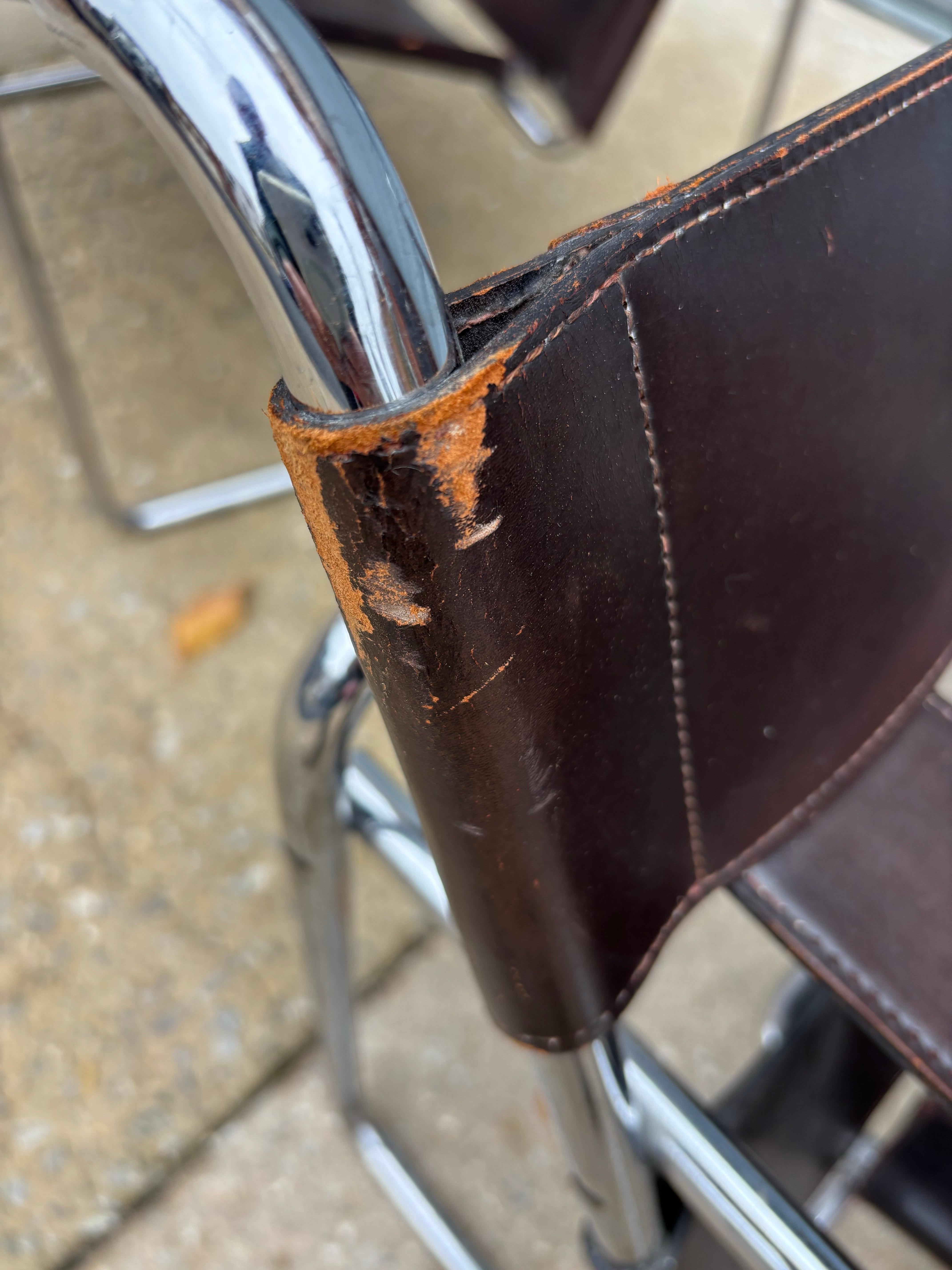 ¡Pareja de sillas Stendig Wassily con gran pátina! 5