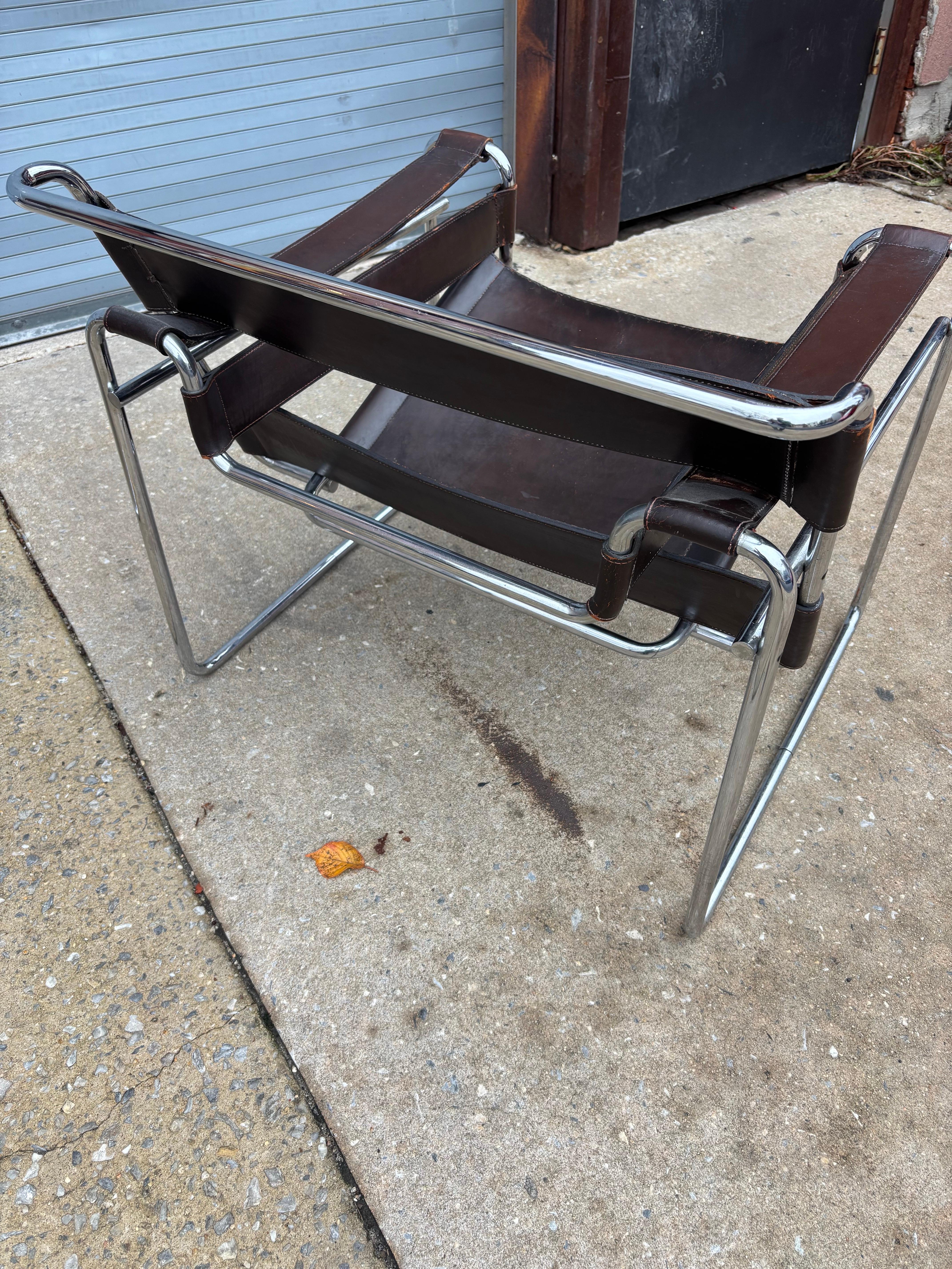 ¡Pareja de sillas Stendig Wassily con gran pátina! 1