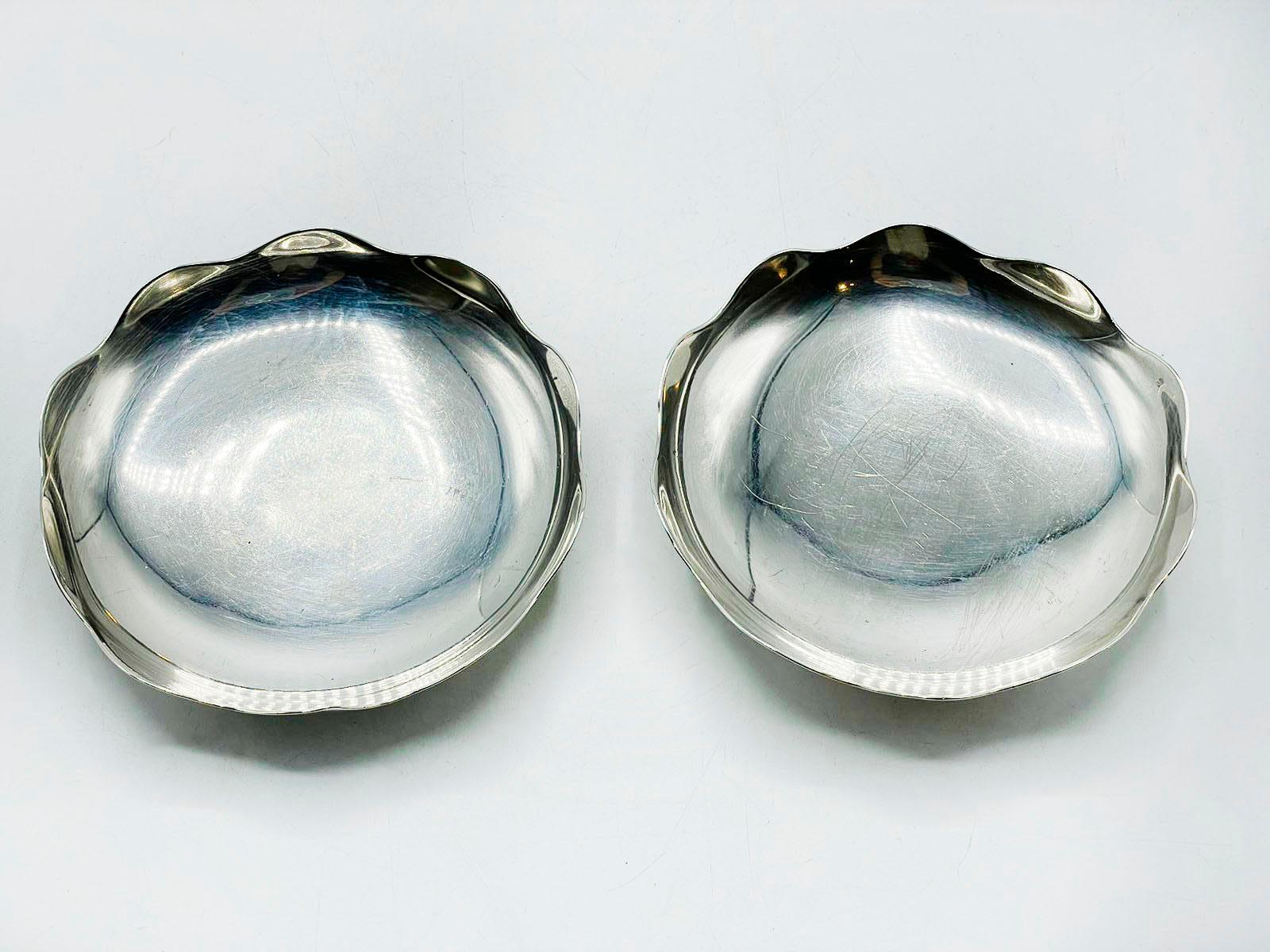 Those Saucer plates are a lovely pieces for those that collect fine Mexican silver, silver by this listed maker, or you're looking for a piece like this to dress up your home!

Shows typical wear from use and storage, including fine surface marks
