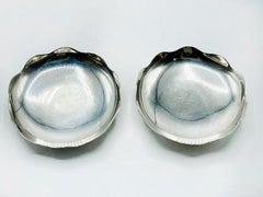 Pair of Sterling Saucer Plates by Tane Orfebres