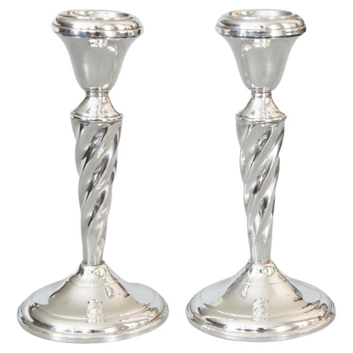 Pair of Sterling Buccellati Dolphin Candlesticks at 1stDibs