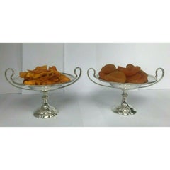 Pair of Sterling Silver Bonbon Dishes by Holland, Aldwinckle & Slater, 1903