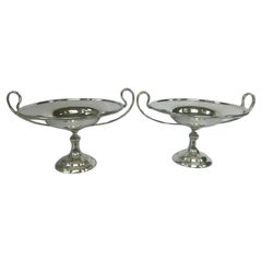 Paire de plats à bonbons en argent sterling par Hollande, Aldwinckle & Slater, 1903