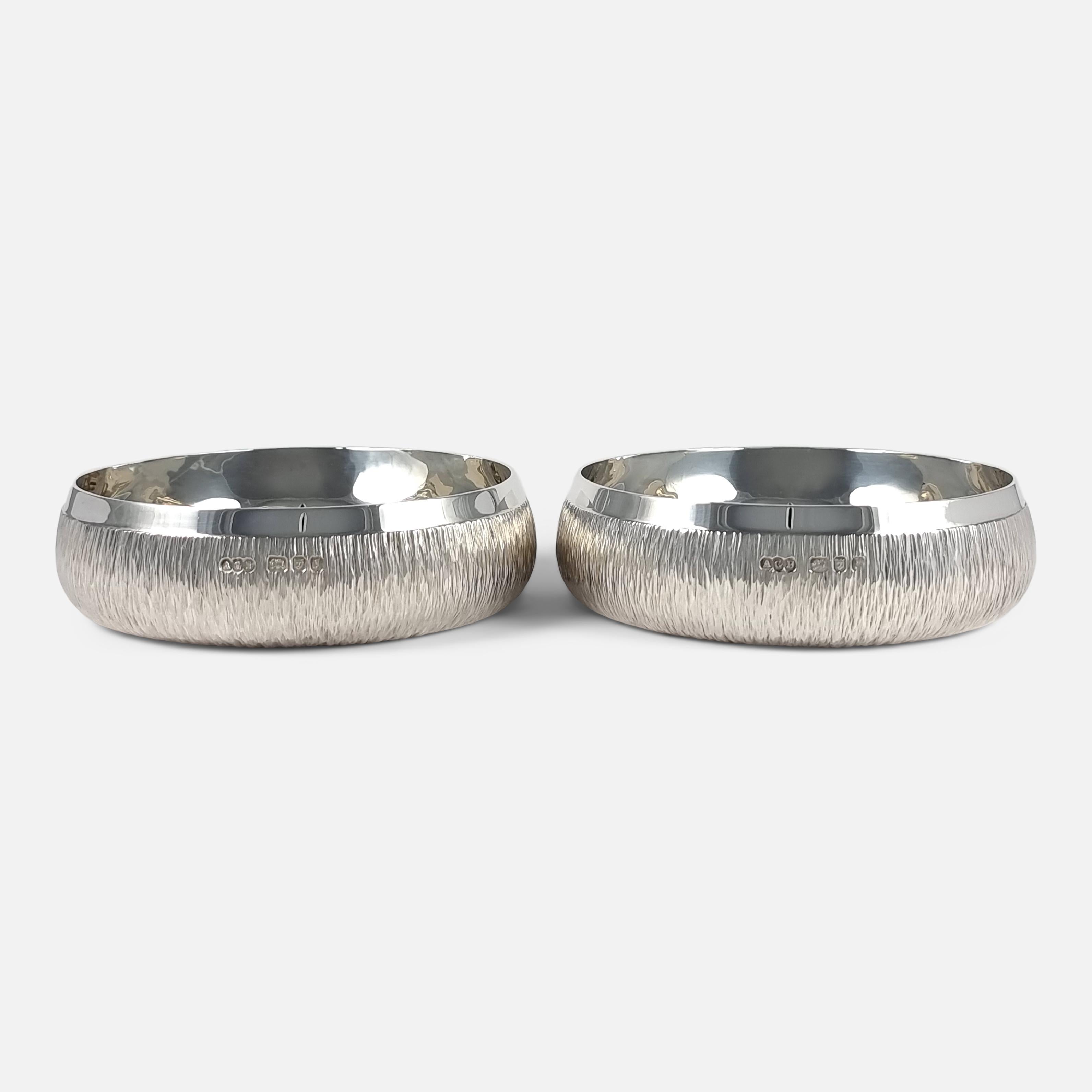 Pair of Sterling Silver Bowls, Gerald Benney, 1983 1