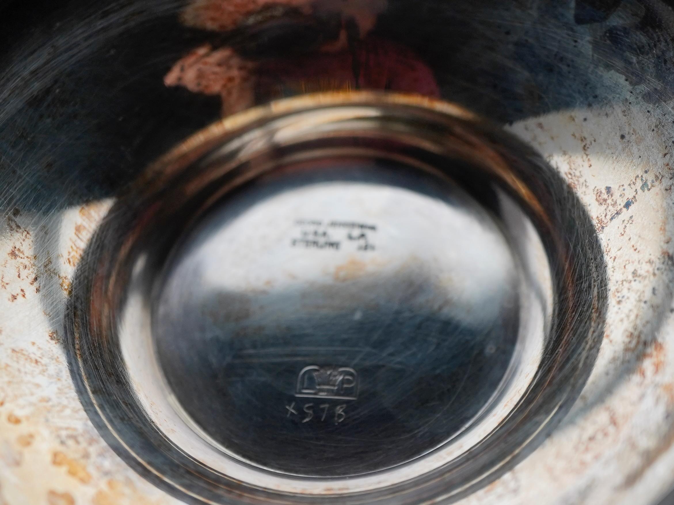 Paar Kerzenleuchter aus Sterlingsilber von Alphonse La Paglia 1952 im Zustand „Hervorragend“ im Angebot in Sarasota, FL